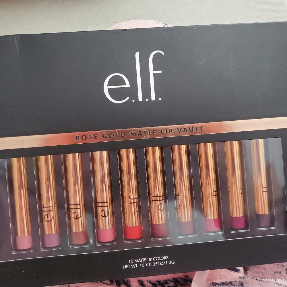 Elf Matte rose gold Lipsticks Lip Liners